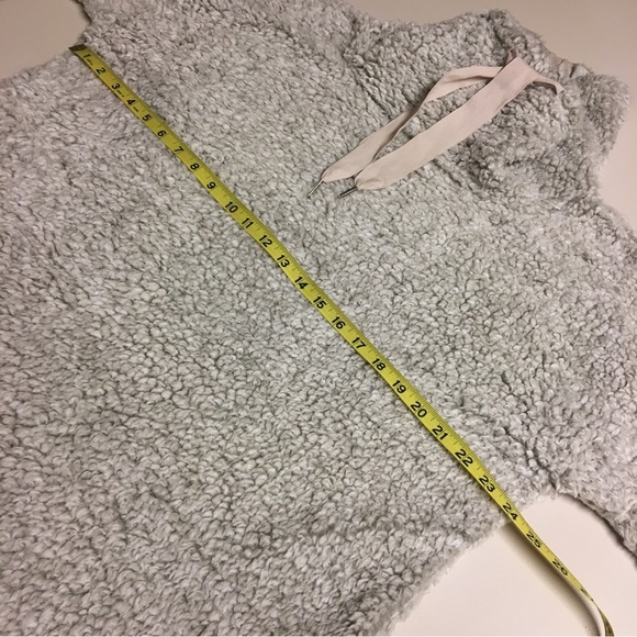 Maurices Sherpa Pullover Cowl Neck Oatmeal Gray Size XXL - Picture 7 of 8